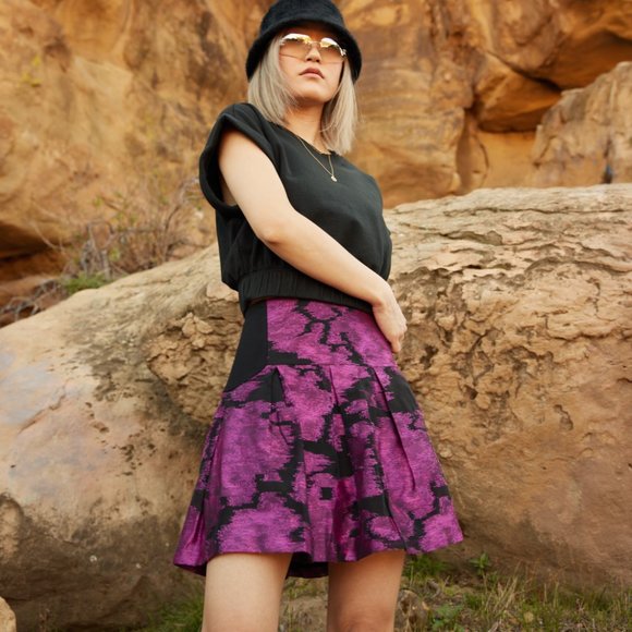 NWOT Dianne Von Furstenberg Mini Skirt - Picture 8 of 9